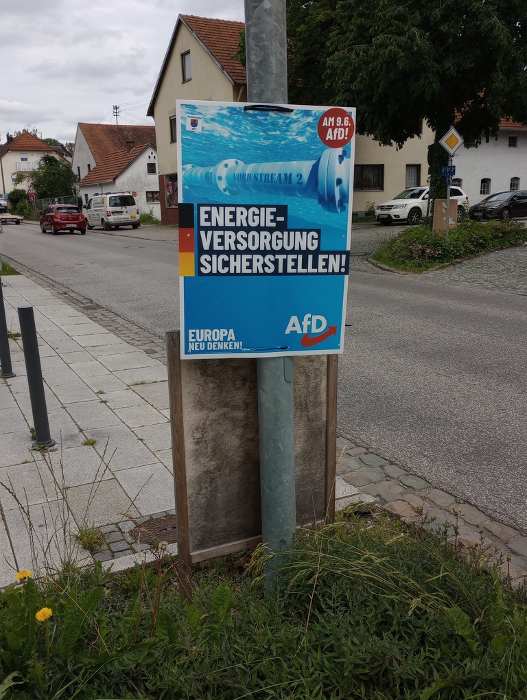 AfD-Wahlkampfplakat