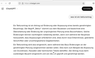 Screenshot ChatGPT
